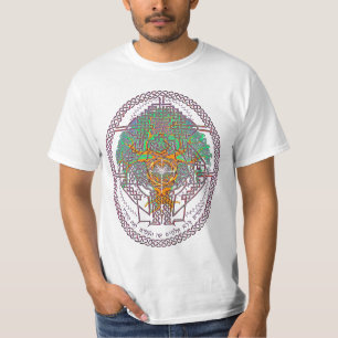 Camiseta No começo. (Texto hebreu)