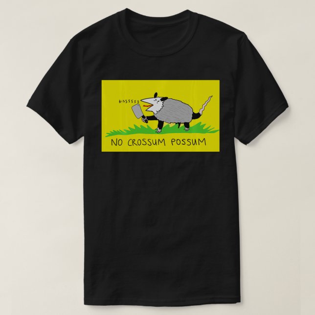 Camiseta No Crossum Possum (Frente do Design)