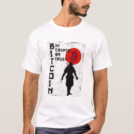 Camiseta No Crypto We Trust- Bitmoney Samurai