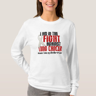 Camiseta No CUNHADO do câncer pulmonar da luta