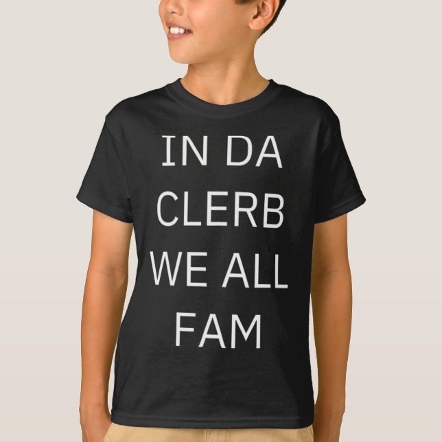 Camiseta No Da Clerb, Todos Famos Fam No Clube Que Todos So (Frente)