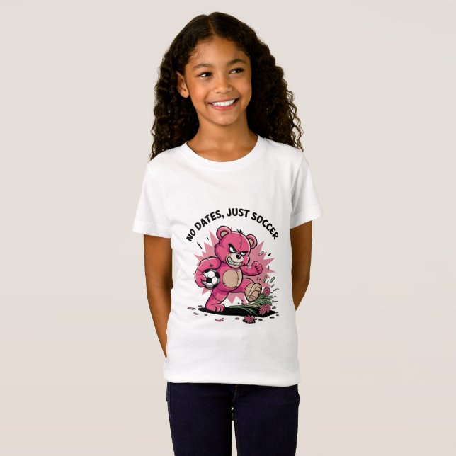 Camiseta No dates, just football - anti valentine's day (Frente Completa)
