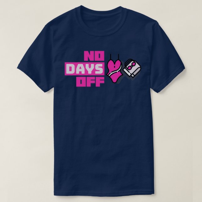 Camiseta No Days Off Beach life (Frente do Design)