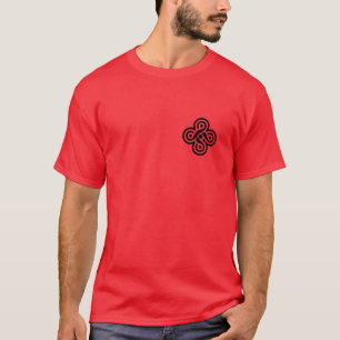 Camiseta Nó de Cinco Dobras een Wolf engraçado engraçado