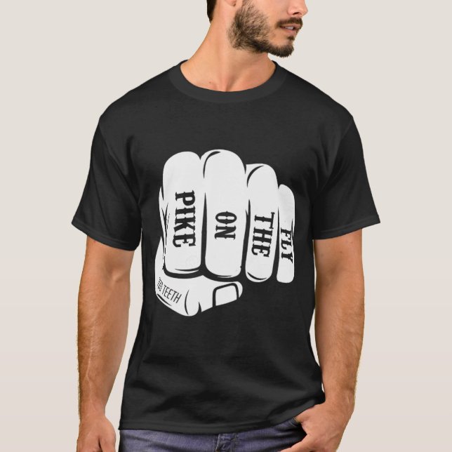 Camiseta Nó de lúcio - Lúcio na mosca (Frente)