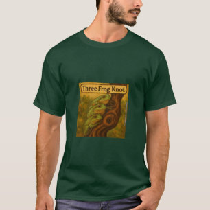 Camiseta Nó de Três Sapos – Arte Caprichosa de Jogo de Pala