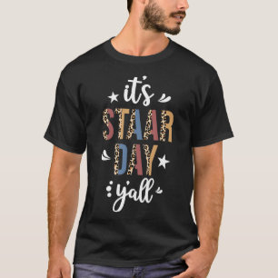 Camiseta No Dia de Teste do STAAR Testando o Professor Leop