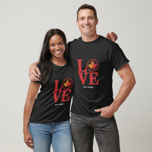 Camiseta No dia do Canadá, Mapeamento Folha de Amor Sinaliz