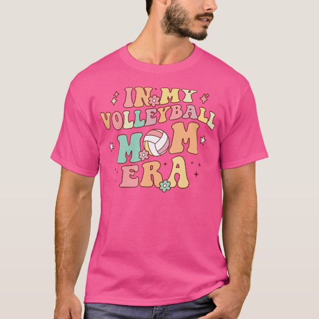 Camiseta No Dia do Jogo da Mãe de Voleibol (Frente)
