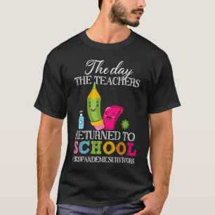 Camiseta No Dia Em Que Os Professores Voltaram Ao Ensino De