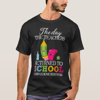 Camiseta No Dia Em Que Os Professores Voltaram Ao Ensino De