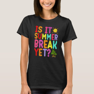 Camiseta No Dia Passado, O Professor Fim Do Ano É O Verão B