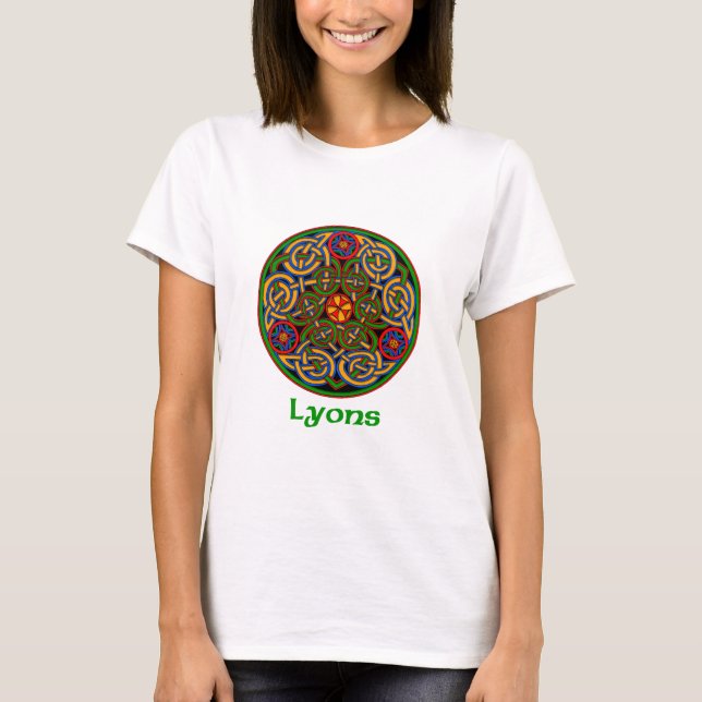 Camiseta Nó do céltico de Lyons (Frente)