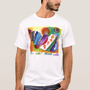 Camiseta No. dobrado 1-08 da abstracção