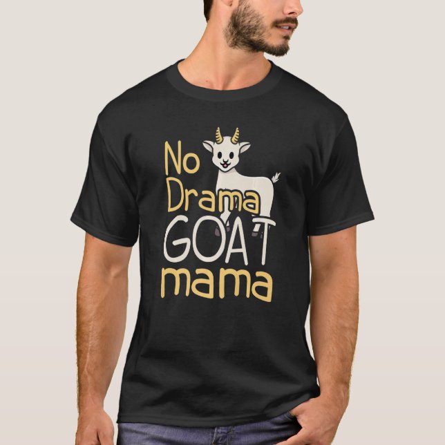 Camiseta No Drama Goat Mama Farmers   (Frente)