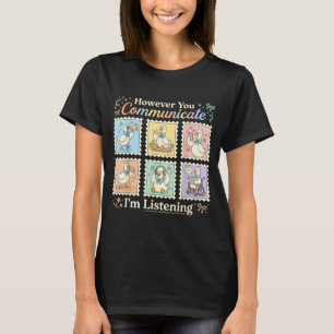 Camiseta No entanto Comunicação Ouvindo Aac Slp Ganso