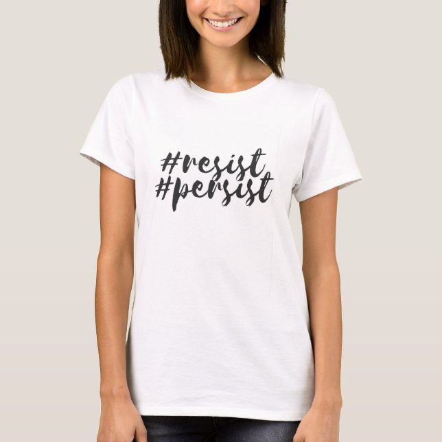 Camiseta No Entanto, Ela Persiste (Frente)