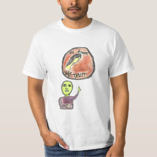 Camiseta No espelho nós confiamos o t-shirt