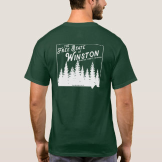 Camiseta No Estado Livre de Winston, Tee Duplo Lado