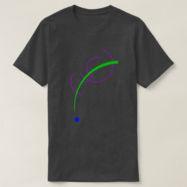 Camiseta No estilo de Kandinsky (Frente do Design)