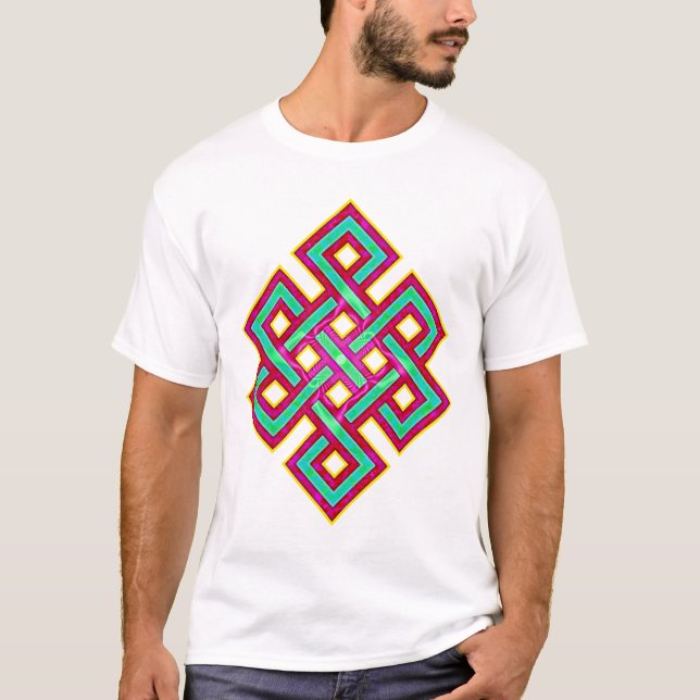 Camiseta Nó eterno budista (Frente)