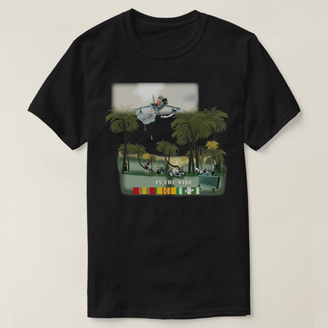 Camiseta No Fio Vietnã com Fio de Ar Fechado (Frente do Design)
