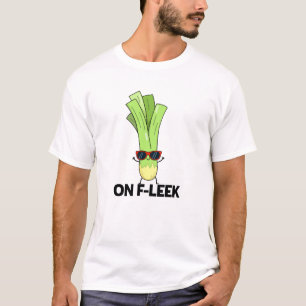 Camiseta No Fleek Funny Veggie Leek Pun