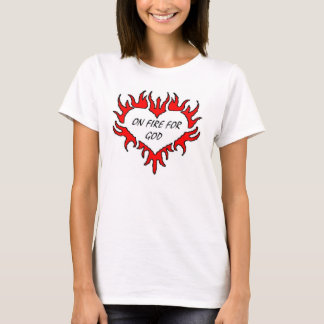 Camiseta no fogo