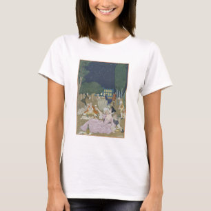 Camiseta No gramado, ilustração para "Fetes Galantes" per