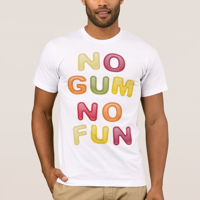 Camiseta No Gum No Fun (Frente)
