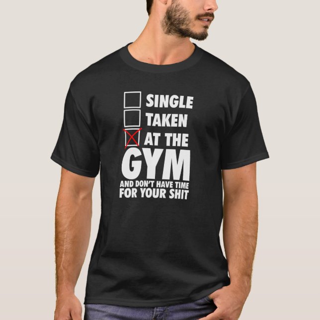 Camiseta No GYM e não tenha o tempo para você (Frente)