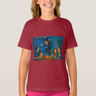 Camiseta No Halloween, dê boas-vindas às bruxas!