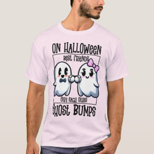 Camiseta No Halloween, os melhores amigos Ghost Bump