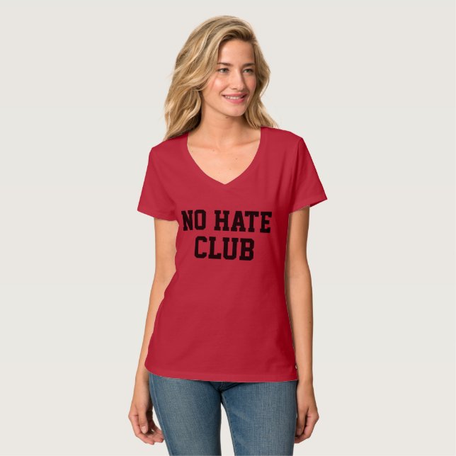 Camiseta No Hate Club (Frente Completa)
