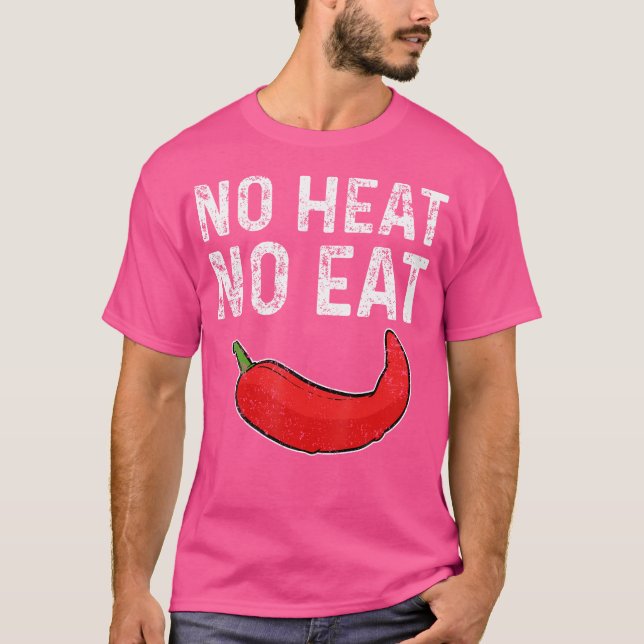 Camiseta No Heat No Eat Sharp Peperoni Red Chili Pepper (Frente)