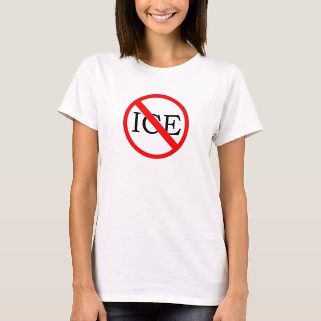 Camiseta "NO ICE" Women's T-Shirt (Frente)