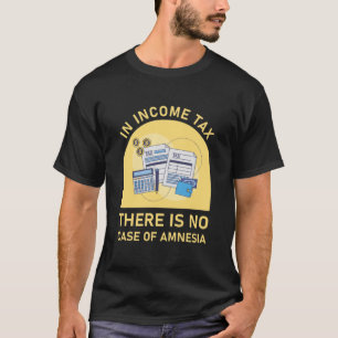 Camiseta No imposto sobre o rendimento não há caso de amn