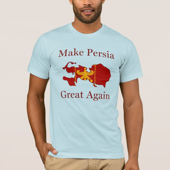 Camiseta No Irã Persa de Nowruz Torna o Excelente da Pérsia (Frente)