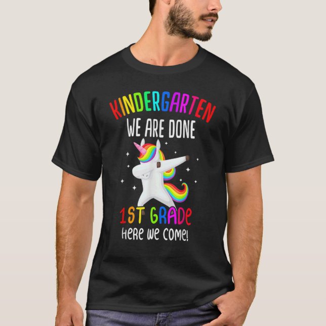 Camiseta No Jardim De Infância, Fizemos 1rua Da Grau Kinder (Frente)