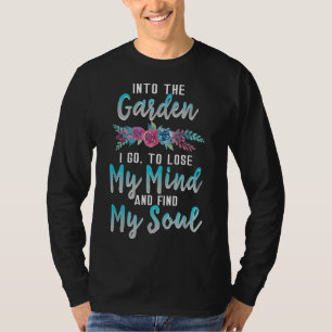 Camiseta No Jardim Eu Irei Jardineiro Oferece Jardinagem