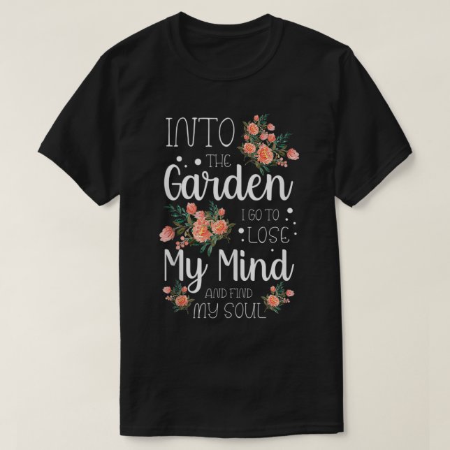 Camiseta No Jardim, vou ao Perder e encontro o meu S (Frente do Design)