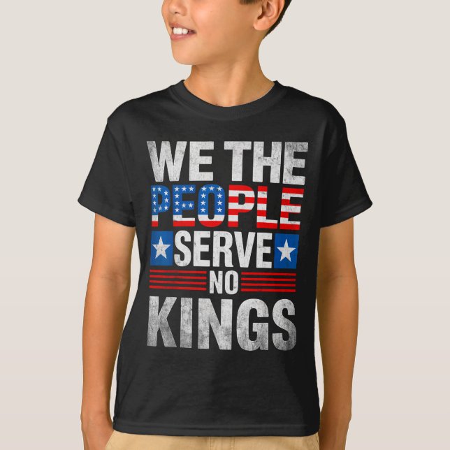 Camiseta No King Patriotic Dom Shirt For Men Women  (Frente)