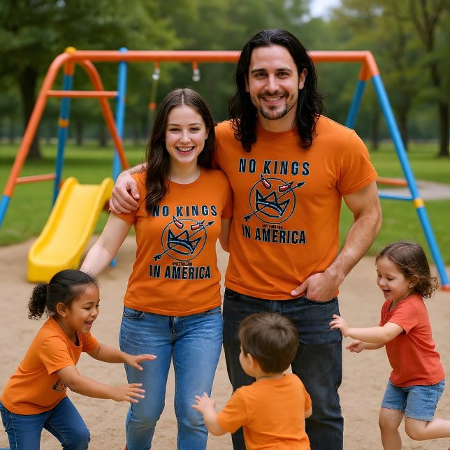 Camiseta No King Turq (Criador carregado)