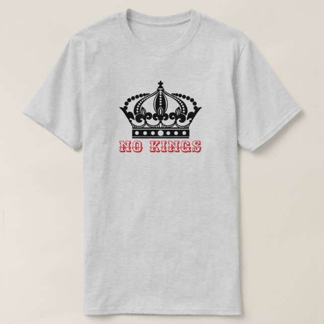 Camiseta No Kings2 (Frente do Design)