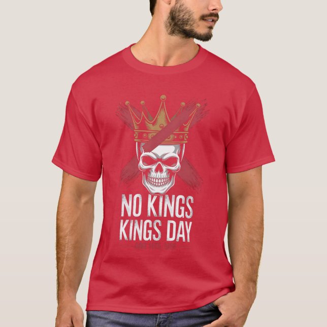Camiseta No Kings Day Protest Merch For Men And Women vinta (Frente)
