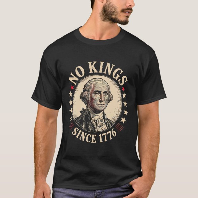 Camiseta No Kings In America 1776 (Frente)