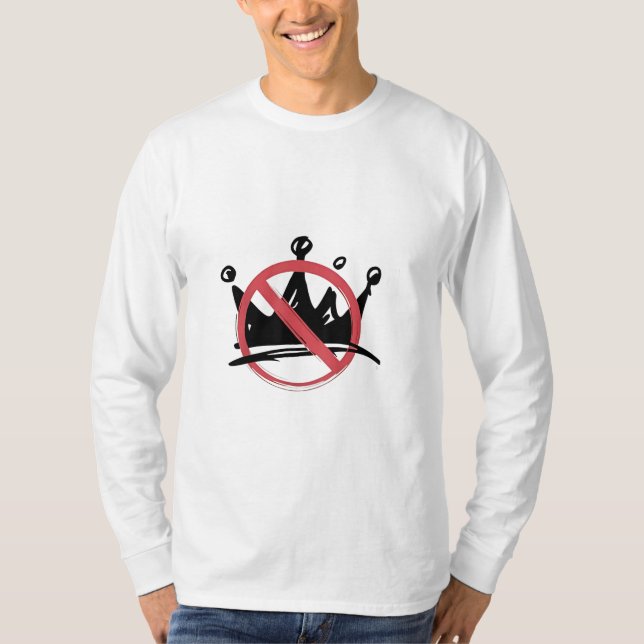 Camiseta No Kings In America 2025 4 de julho (Frente)