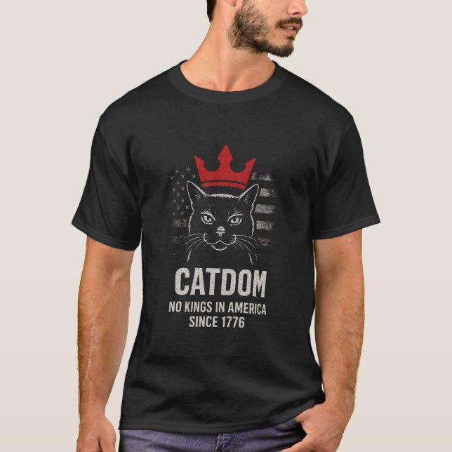 Camiseta No Kings in America Since 1776 Men’s T-Shirt (Frente)