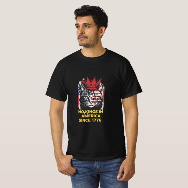 Camiseta No Kings in America Since 1776 Tshirt (Frente Completa)