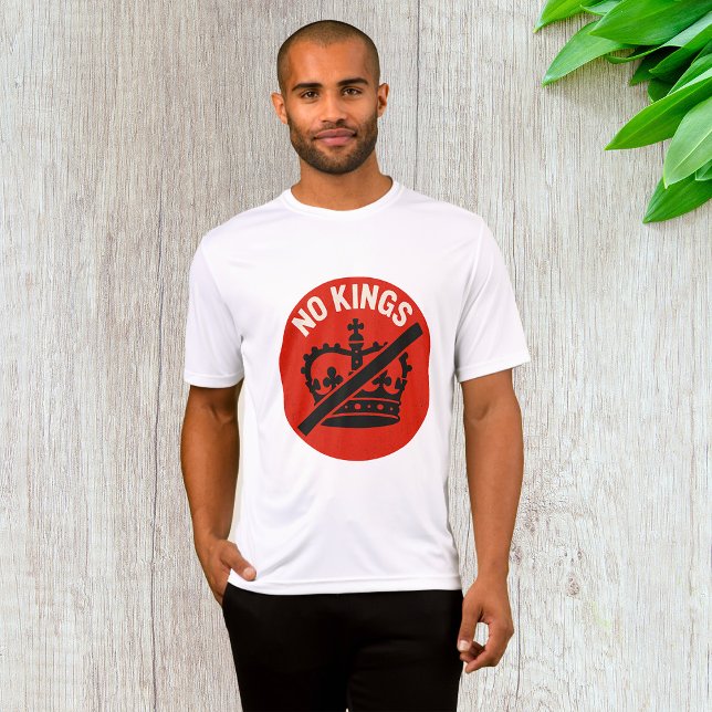Camiseta No Kings Protest Symbol (Criador carregado)